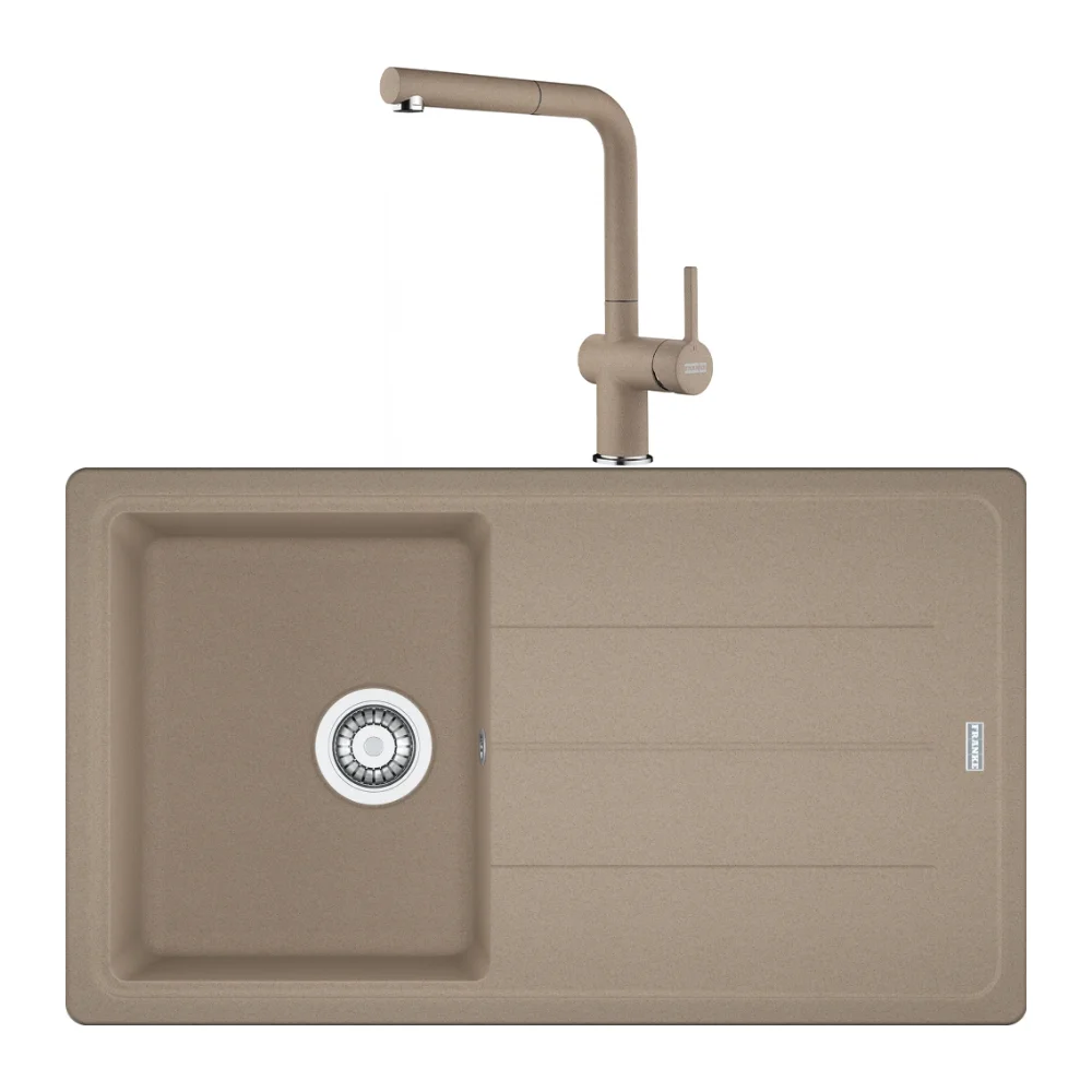 Franke Basis BFG 611 Granit Evye Batarya Seti – Oyster – İstiridye