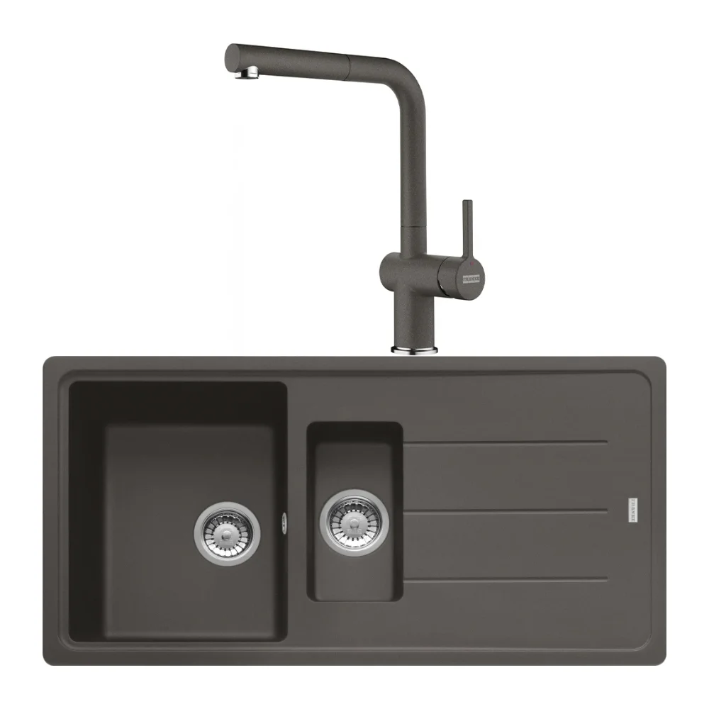 Franke Basis BFG 651 Granit Evye Batarya Seti – Slate Grey – Koyu Gri
