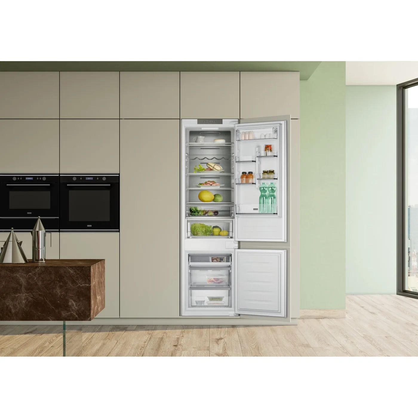 Franke FCB 360 TNF No Frost Alttan Donduruculu Ankastre Buzdolabı (280 lt) – farklı açıdan görünüm