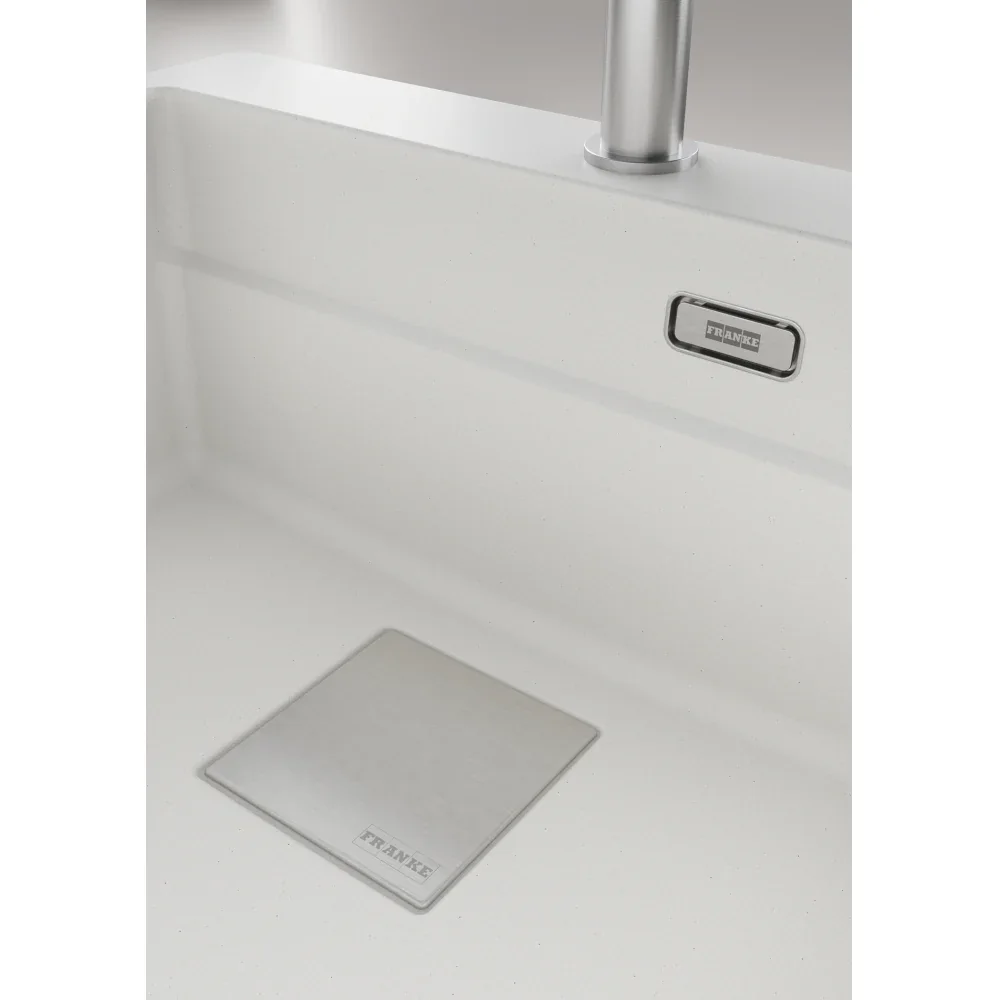 Franke Kubus 2 Pro KNG PRO 610-53 Granit Evye – Bianco – Beyaz, detay görünümü 2