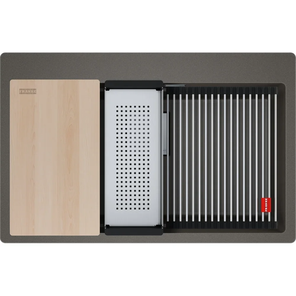 Franke Kubus 2 Pro KNG PRO 610-73 Granit Evye – Slate Grey – Koyu Gri