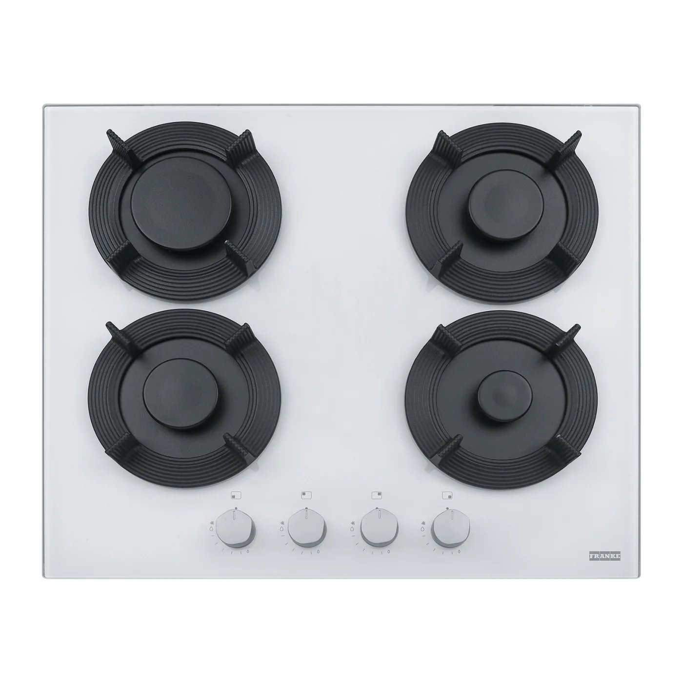 Franke Maris FHMF 604 4GC WH Beyaz Cam (White Glass) 4 Gözlü Gazlı Ocak