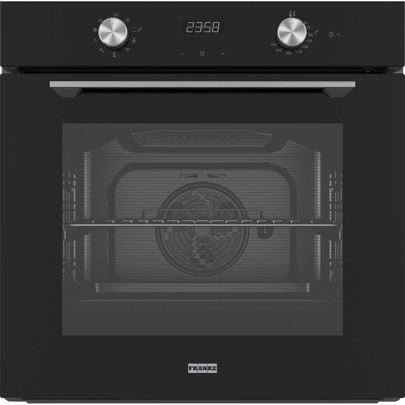 Franke Maris FMA 86 H Siyah Cam (Black Glass) Ankastre Fırın
