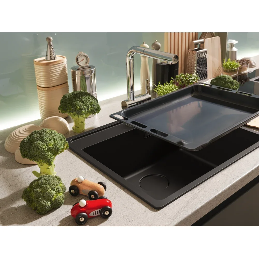 Franke Maris MRG 610-52 Granit Evye – kullanımda (Franke fotoğrafı)
