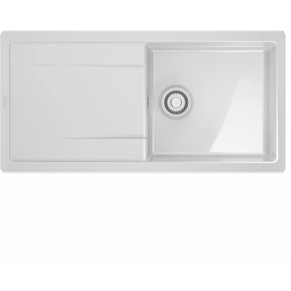 Franke MarisX MXK 611-100 Seramik Evye – Parlak Beyaz