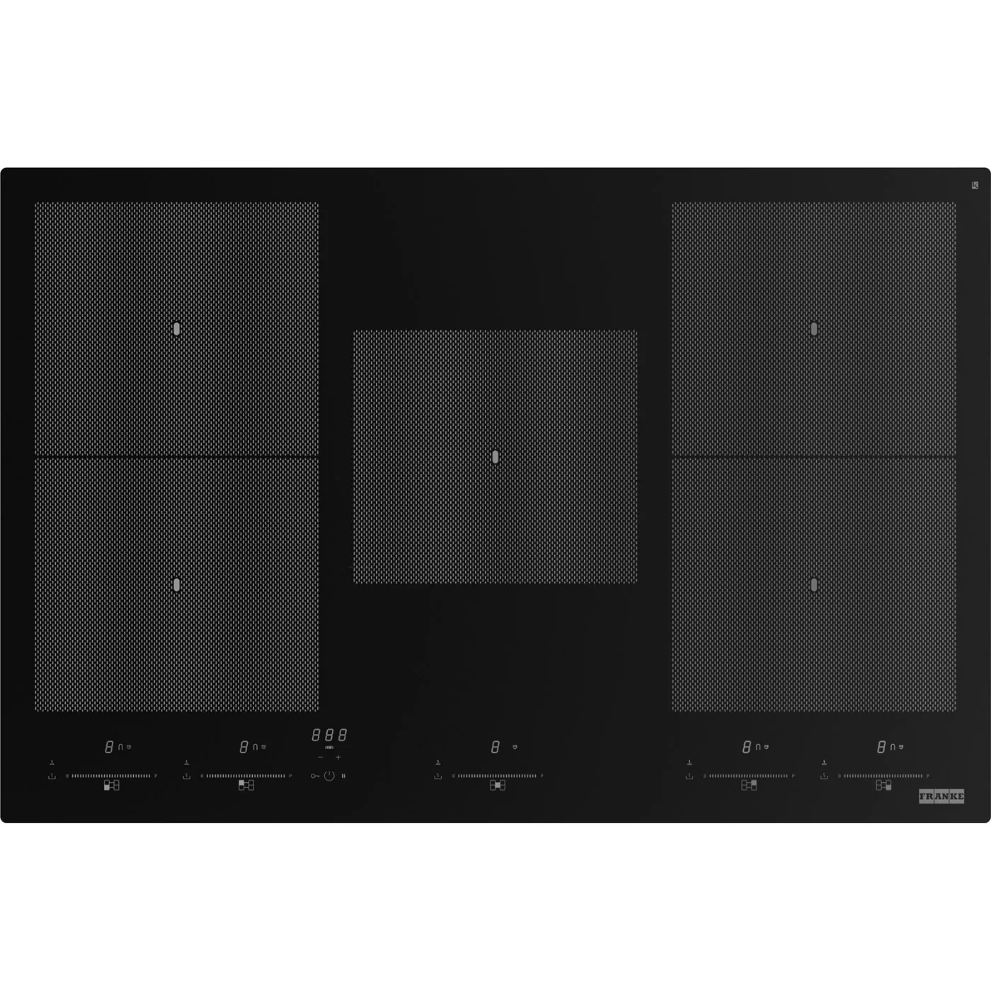 Franke Mythos FMY 805 K-LINK Siyah Cam (Black Glass) İndüksiyonlu Ocak