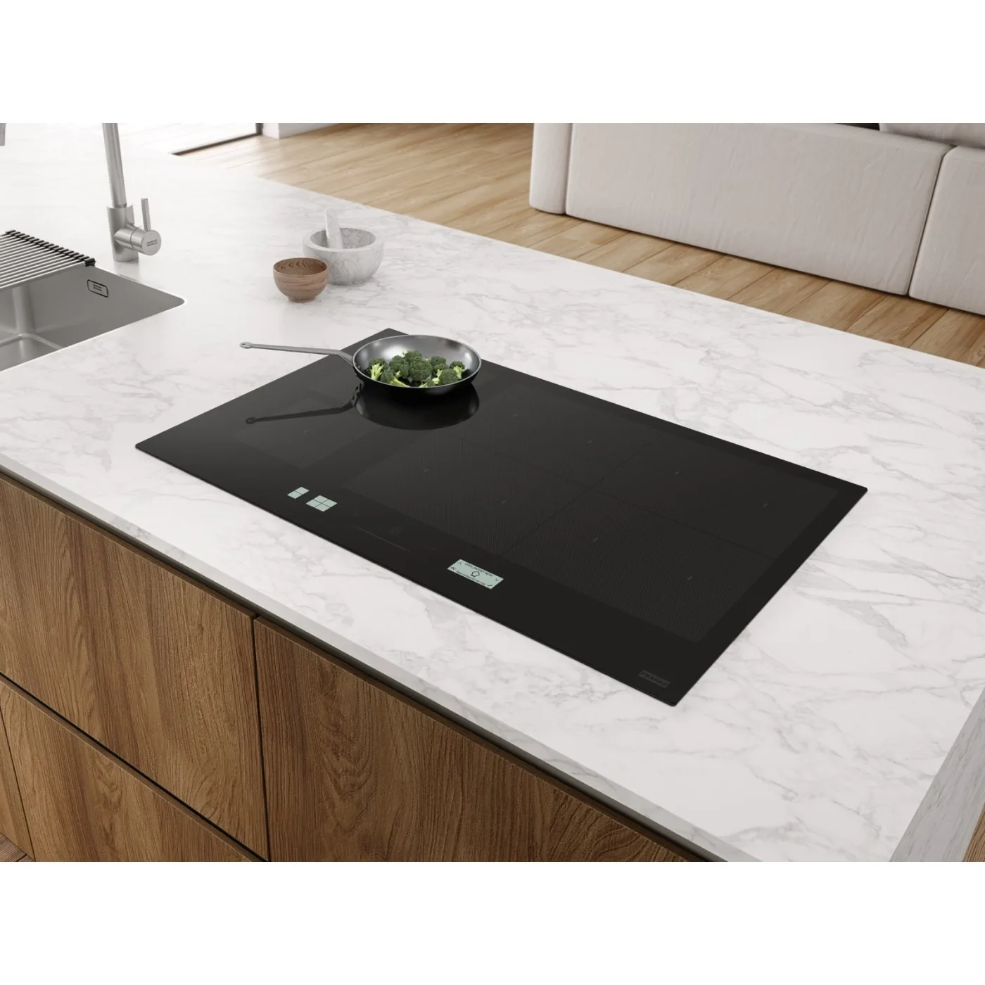 Franke Mythos FMY 906 FlexPro 6 Gözlü 90 cm İndüksiyonlu Ocak – farklı açıdan görünüm 2