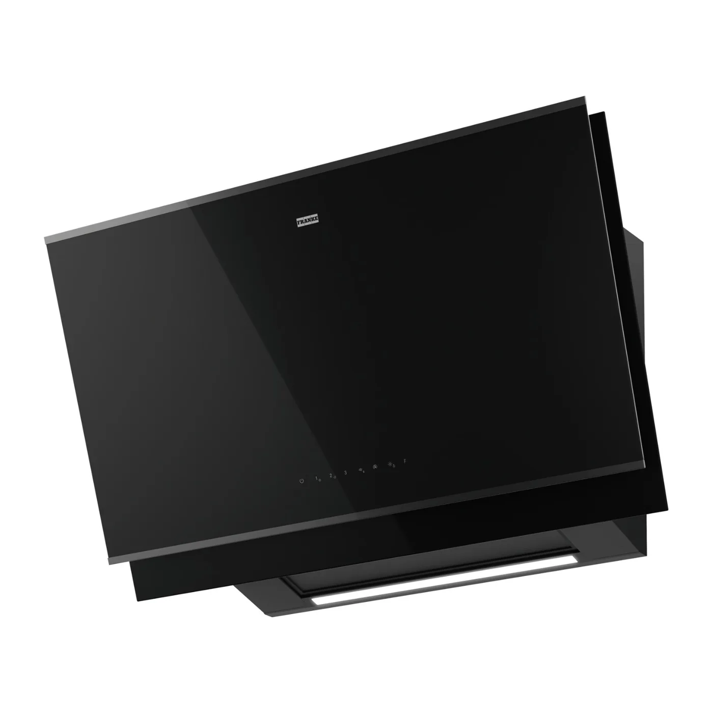 Franke Mythos FMY Pro 907 FM BK/BK MATT KL K-LINK 90 cm Siyah Cam / Mat Siyah Eğik Davlumbaz