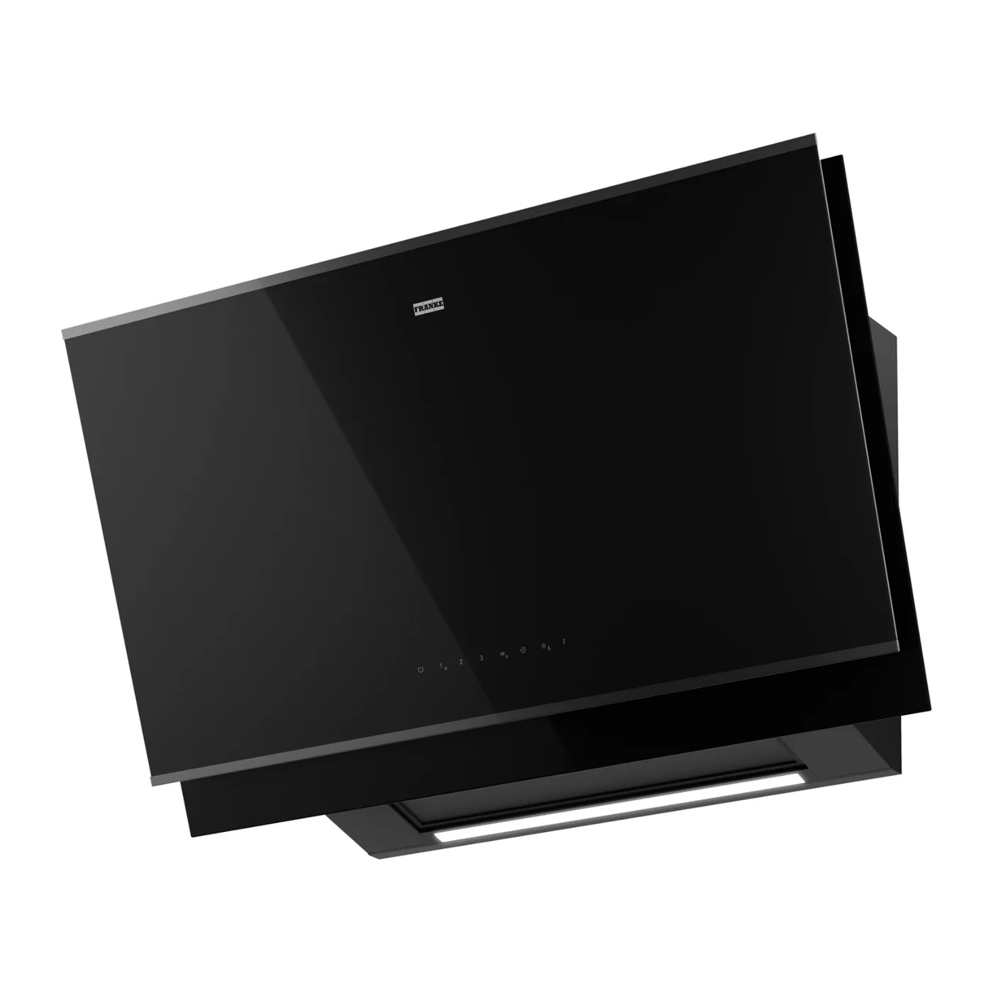 Franke Mythos Pro 907 90 cm Siyah Cam (Black Glass) Eğik Davlumbaz