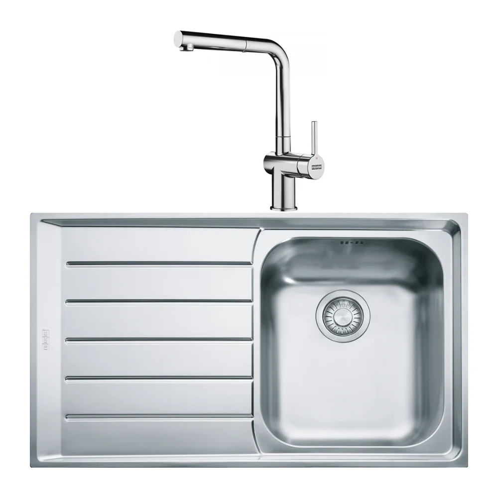 Franke Neptun NEX 611 Çelik Evye Batarya Seti
