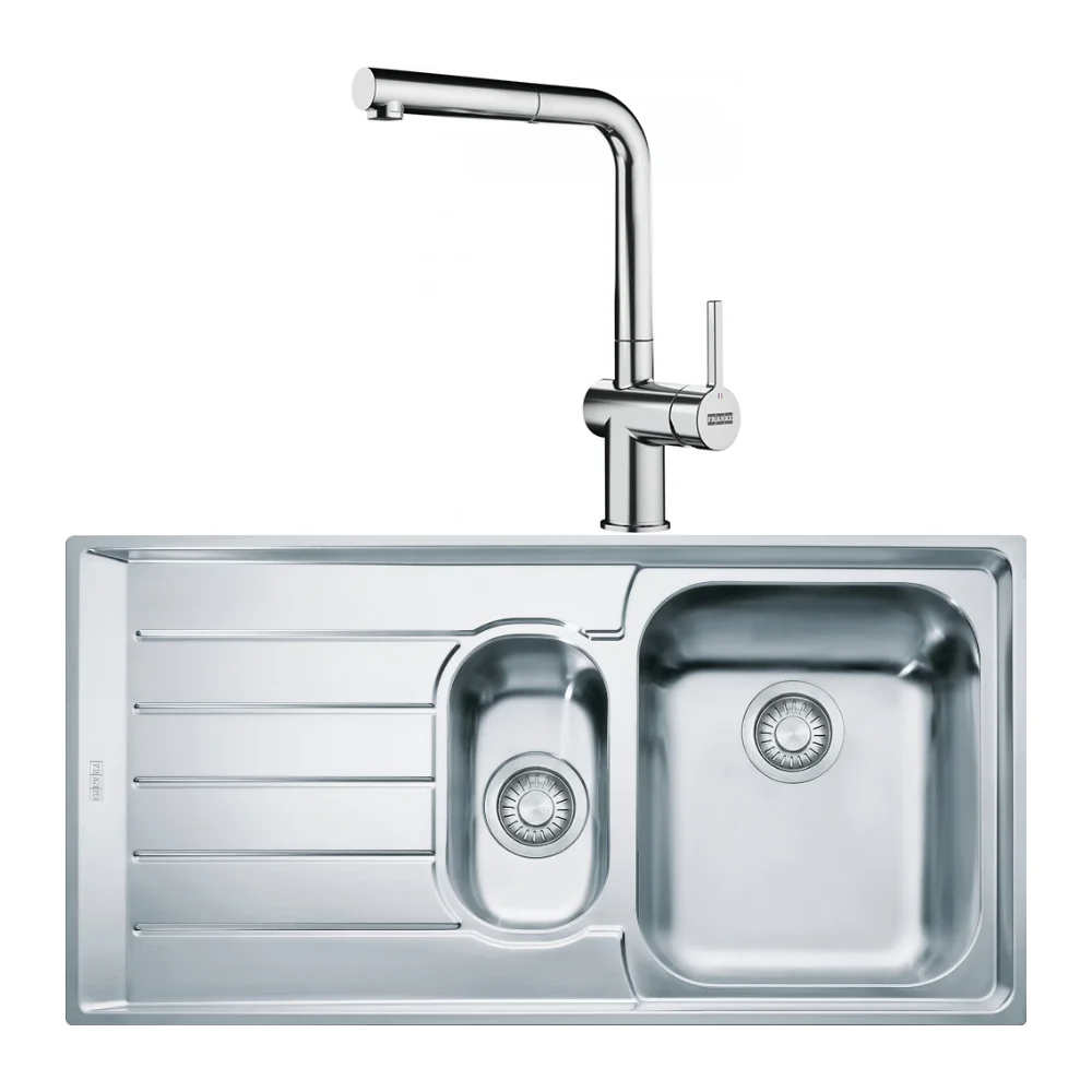 Franke Neptun NEX 651 Çelik Evye Batarya Seti