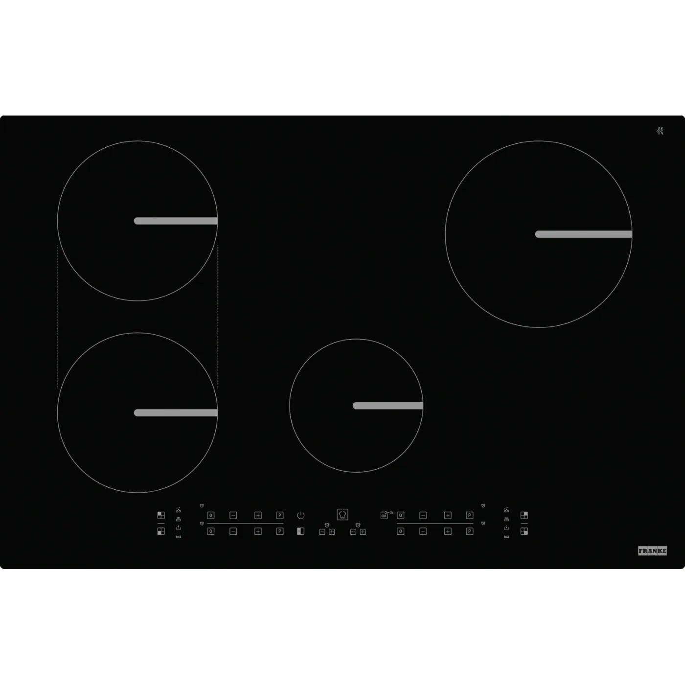 Franke Smart FSM 804 I B BK 4 Gözlü 80 cm İndüksiyonlu Ocak