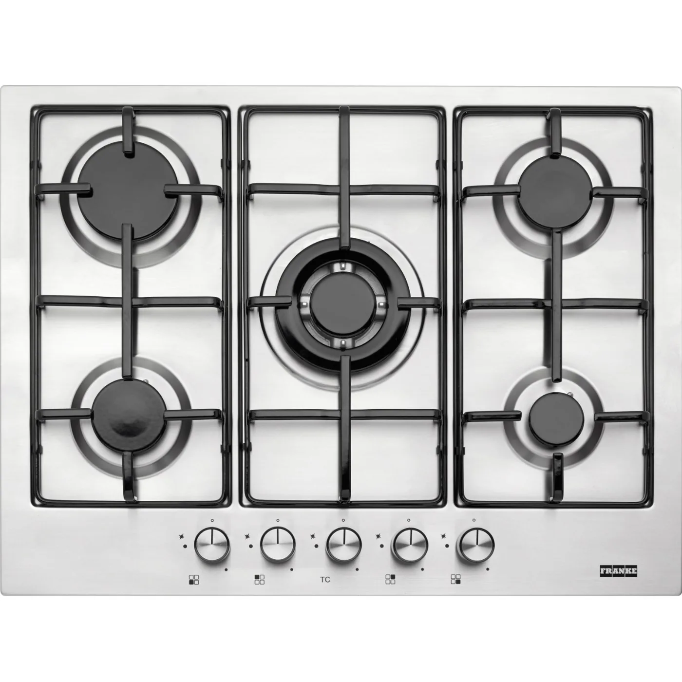 Franke Smart Linear FHNL 705 4G TC XS E Inox 5 Gözlü Gazlı Ocak