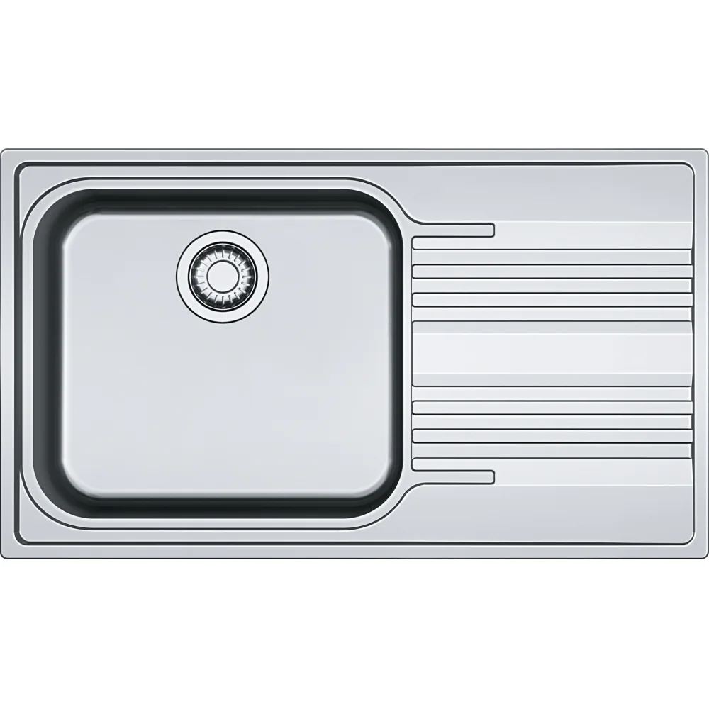 Franke Smart SRX 611-86 LB Çelik Evye – Inox – Paslanmaz Çelik · Sağ damlalık