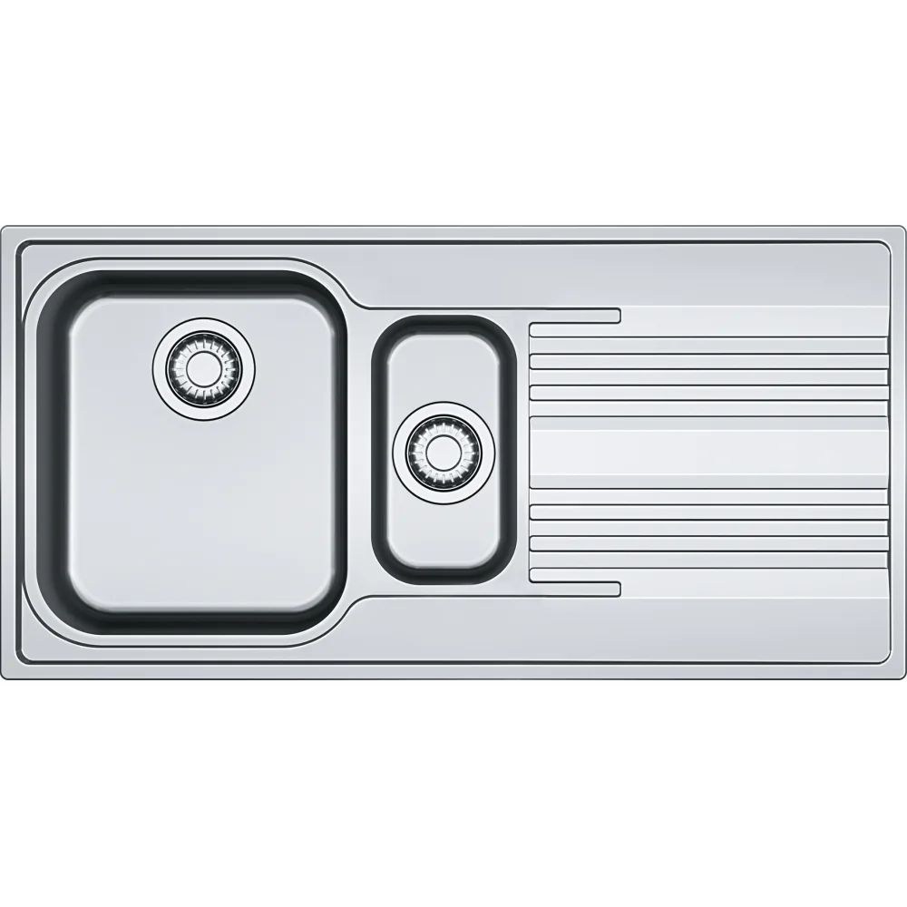 Franke Smart SRX 651 Çelik Evye – Inox – Paslanmaz Çelik · Sağ damlalık