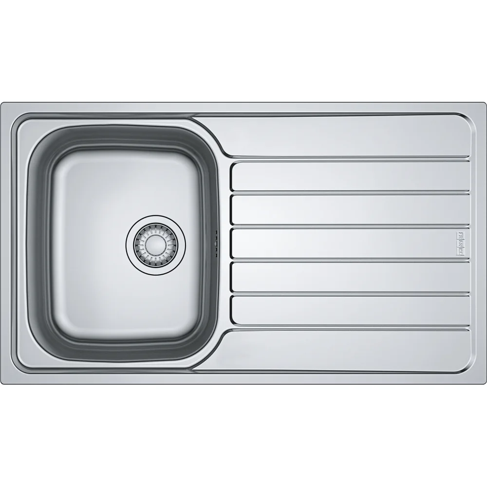 Franke Spark SKX 611 Çelik Evye – Inox – Paslanmaz Çelik · Sağ damlalık