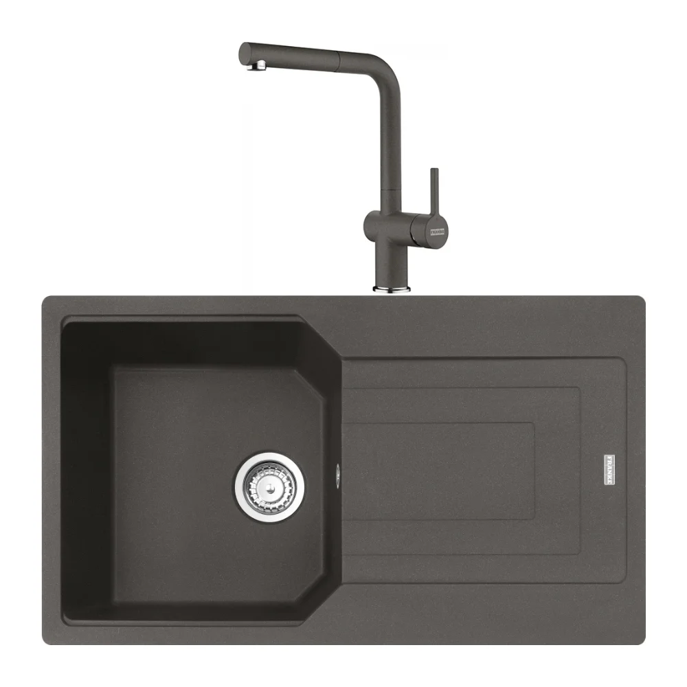 Franke Urban UBG 611-86 Granit Evye Batarya Seti – Slate Grey – Koyu Gri