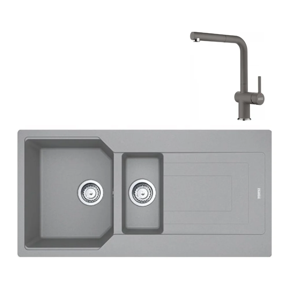 Franke Urban UBG 651-100 Granit Evye Batarya Seti – Stone Grey – Taş Grisi